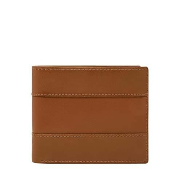 Fossil Everett Leather Bifold Wallet with Flip ID Window Mens‎ - Picture 1 of 5